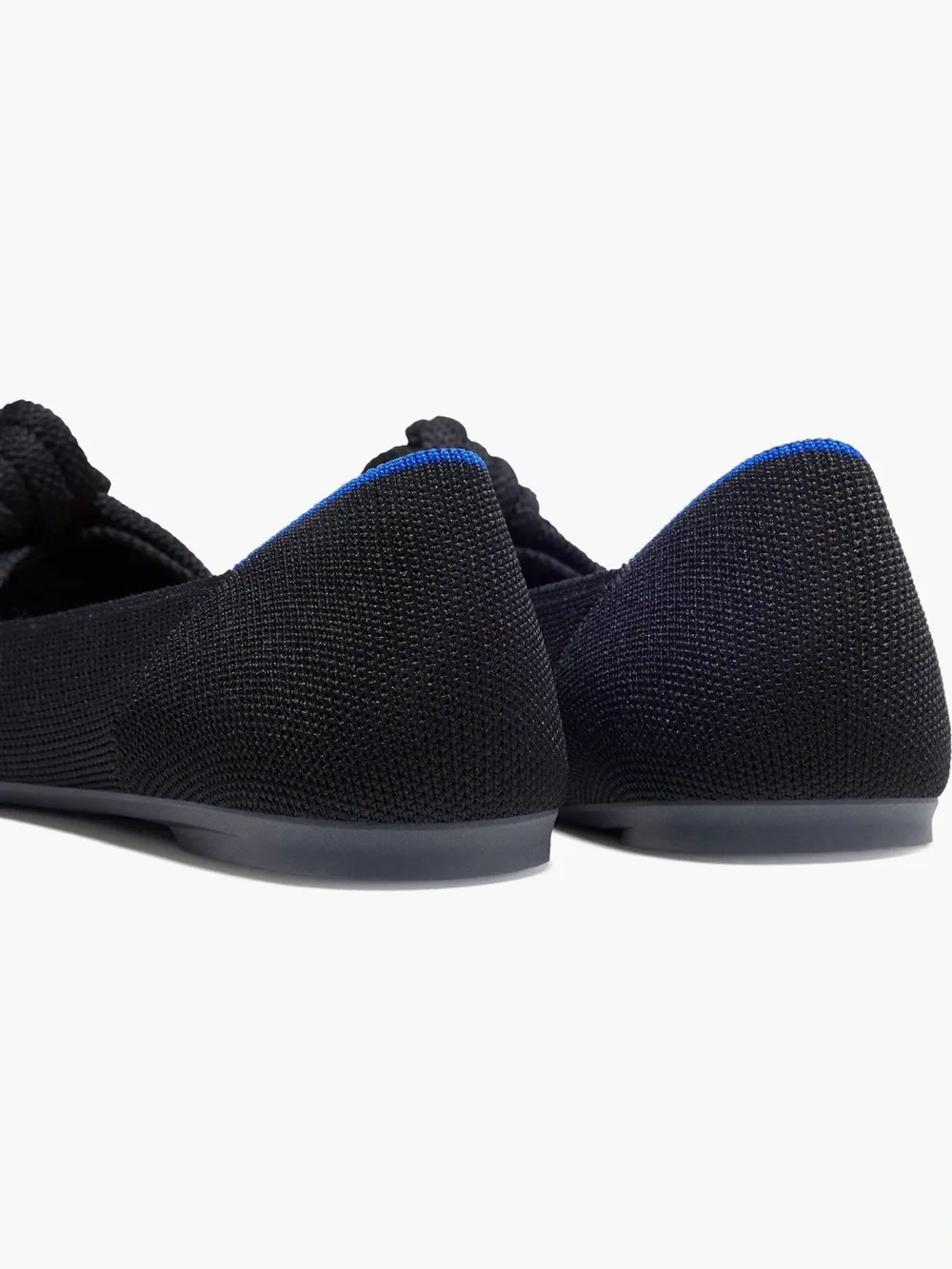 5.5 Rothy's Black Pointed Knot Ballet Flats
